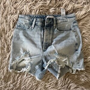 Good American Bombshell Denim Women Shorts Size 2/26